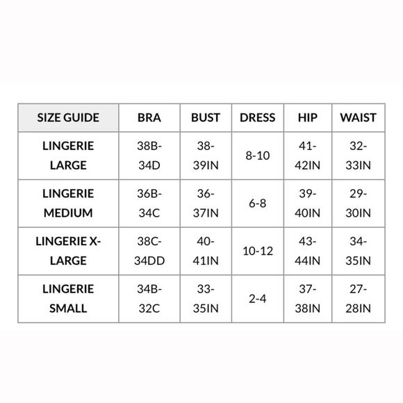 House of Desire Premium Devon Mesh Bra & Panty Set Red Crisscross Medium NEW - Picture 14 of 15